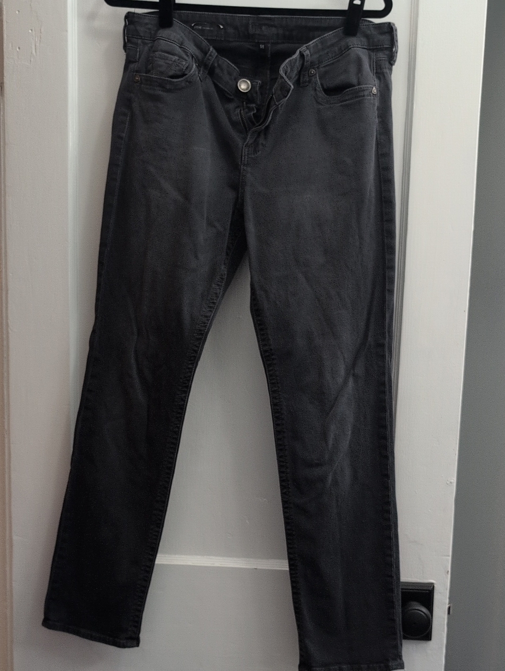 Kut By Cloth Dark Gray Straight-Leg Jeans 14
